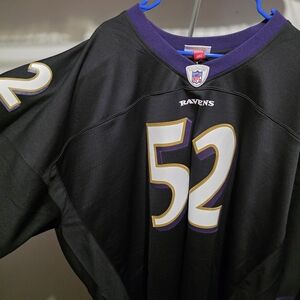 5XL NFL Men's Baltimore Ravens Ray Lewis Mitchell & Ness Legacy Jersey